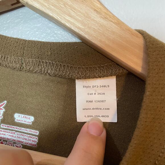 DRIFIRE Flame Resistant SZ XL Military Ultra-Lightweight Base Layer Long Sleeve - Picture 4 of 7